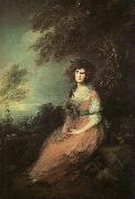 Thomas Gainsborough Mrs Richard Brinsley Sheridan Sweden oil painting reproduction